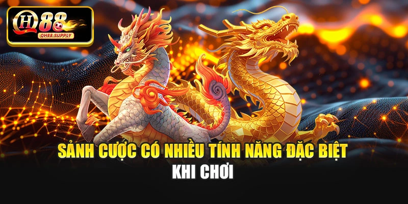 Sảnh cược có nhiều tính năng đặc biệt khi chơi